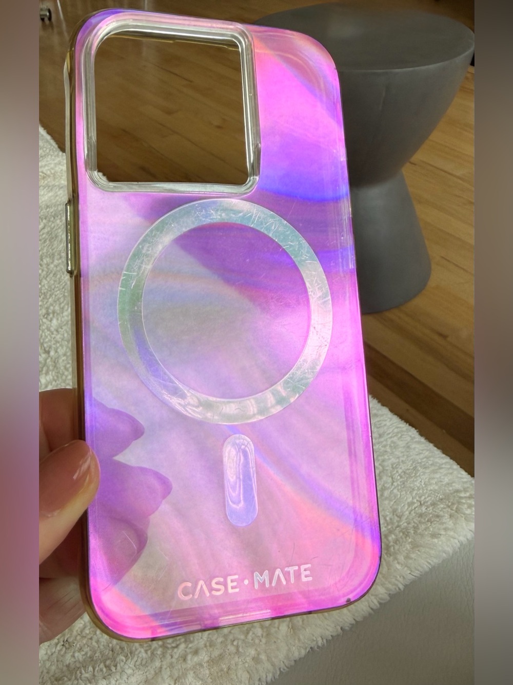case-mate Soap Bubble Iridescent MagSafe-Compatible iPhone 15 Pro Case